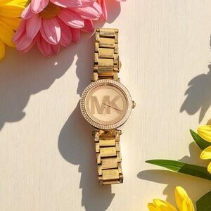 Women's Parker Rose Gold-Tone Stainless Steel Bracelet Watch 39mm MK5865